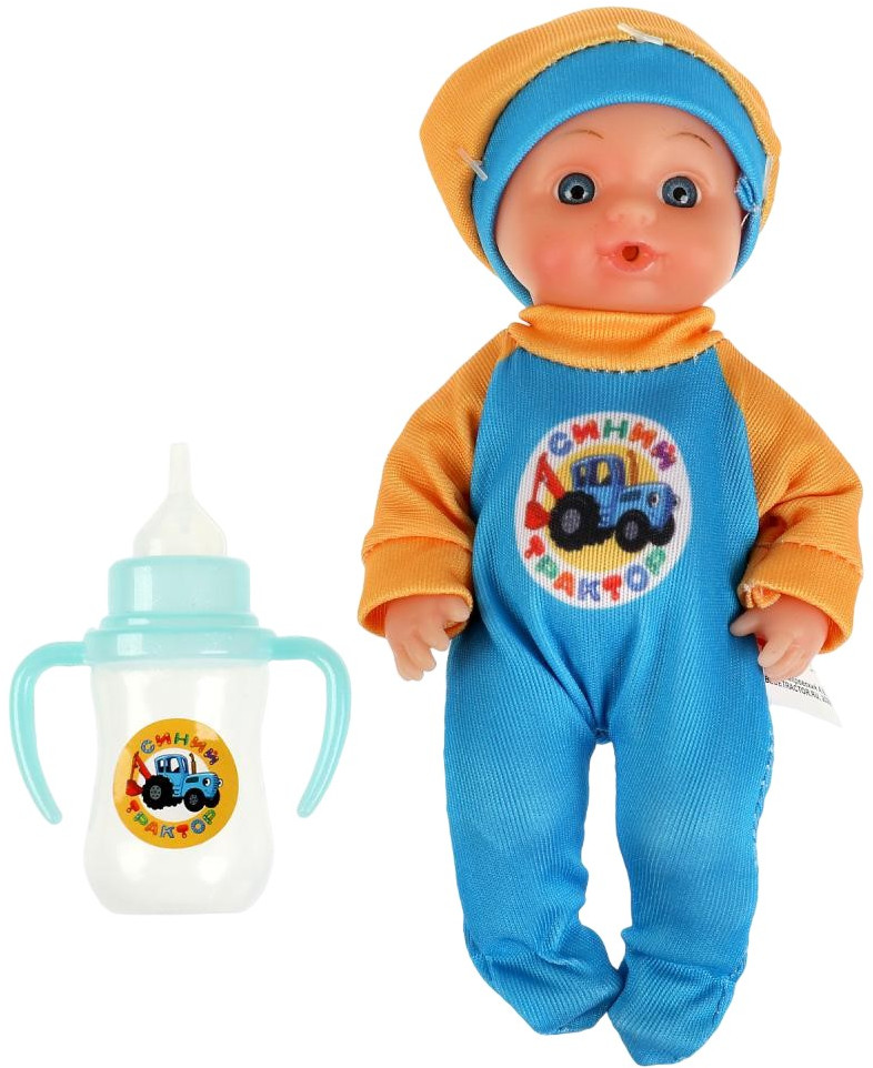Пупс интерактивный «Малыш» | Синий трактор | Карапуз