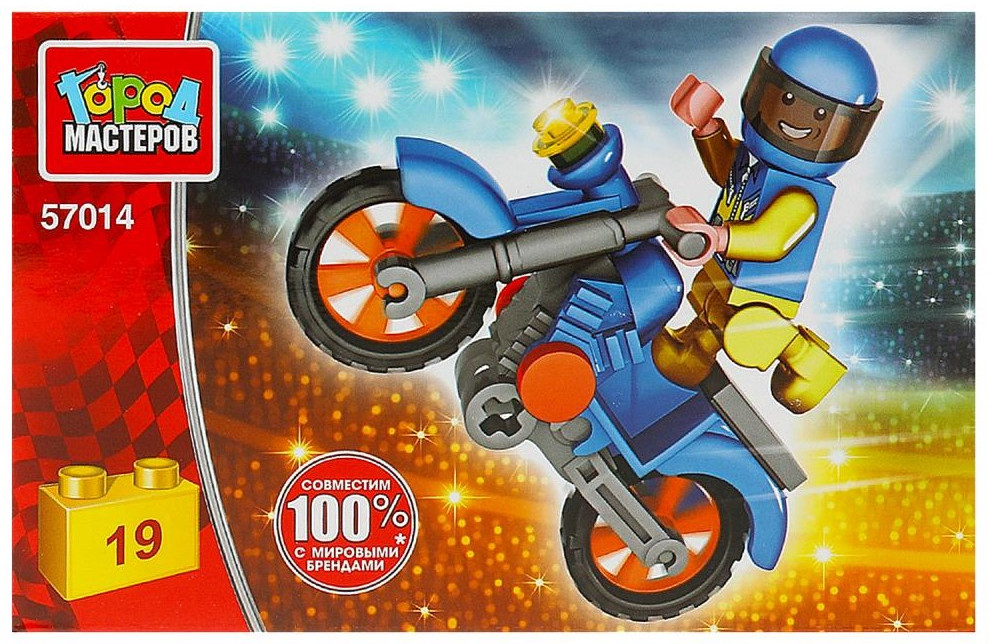 Конструктор «Акробатический трюковой мотоцикл» | Город мастеров