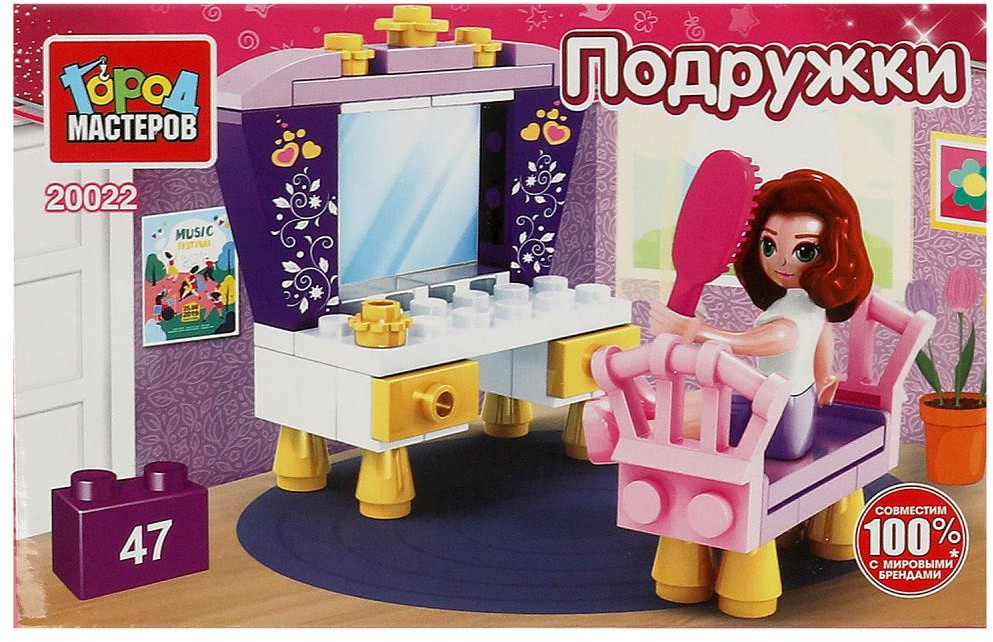Конструктор «Девочка перед зеркалом» | Подружки | Город мастеров