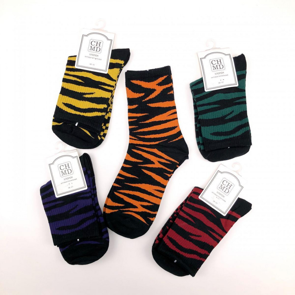 Комплект носков женских «Тигр полоска» | Madame Chantal