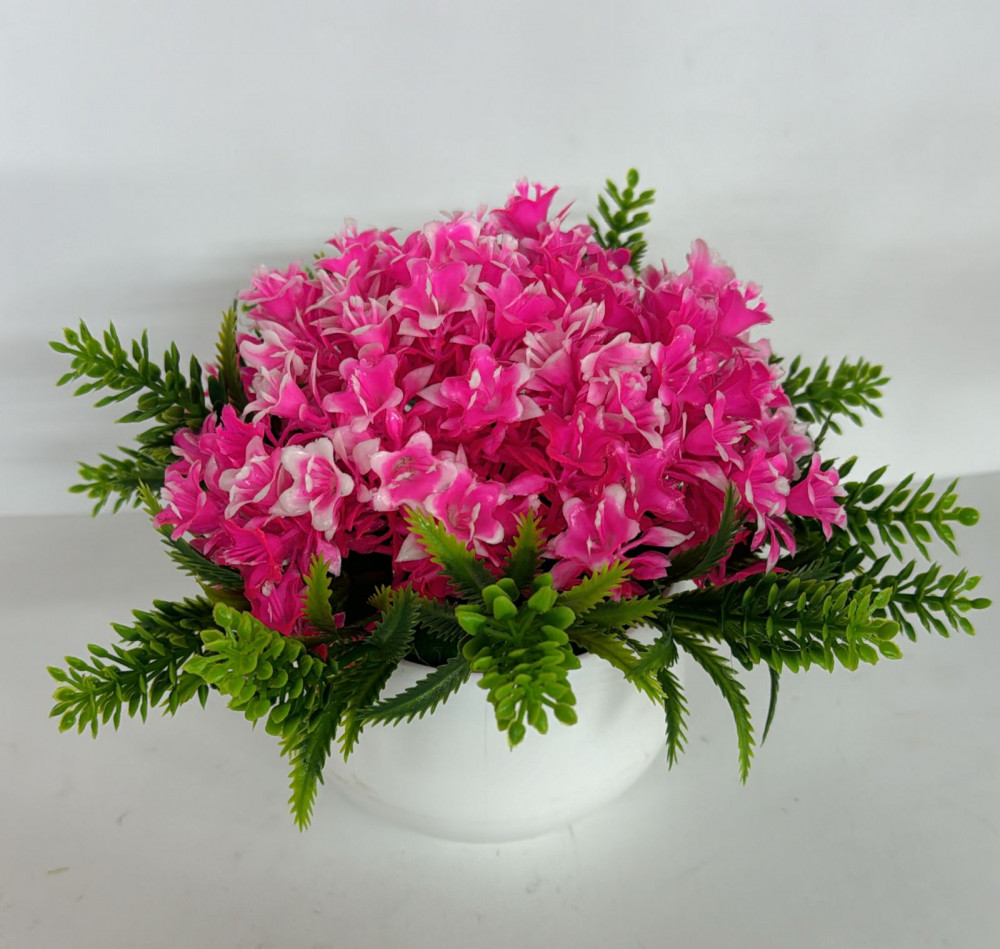 Цветок искусственный бонсай в горшке «Гиацинт» | ИнтерPresent