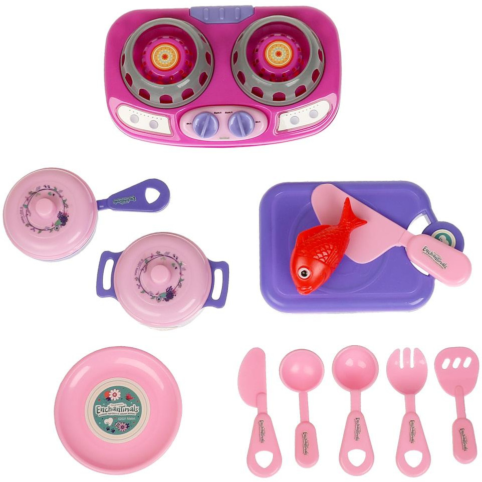 Набор игровой «Плита с набором посуды» | Enchantimals | Играем вместе