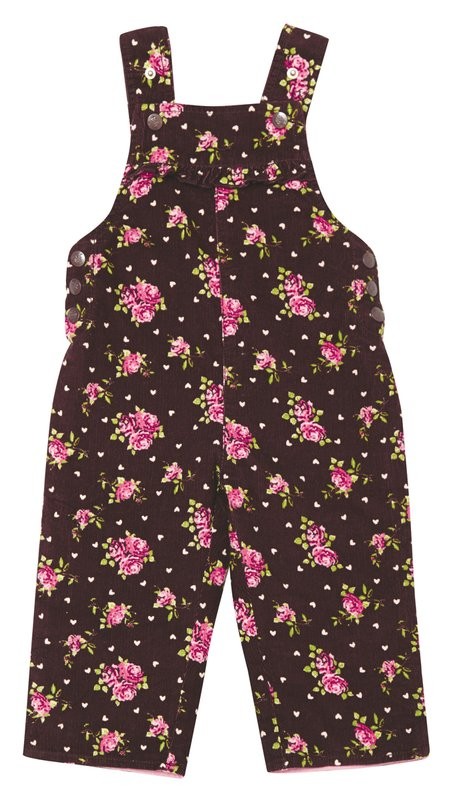 Полукомбинезон вельветовый | Розовая нежность | PlayToday