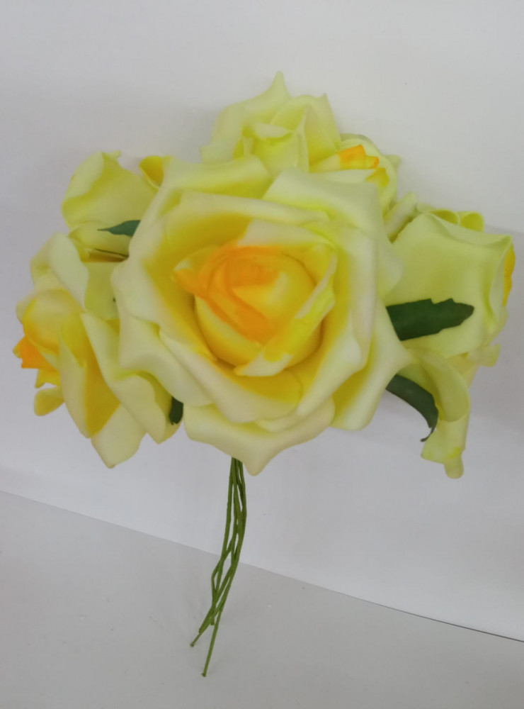 Искусственные цветы «Букет из роз» | ИнтерPresent