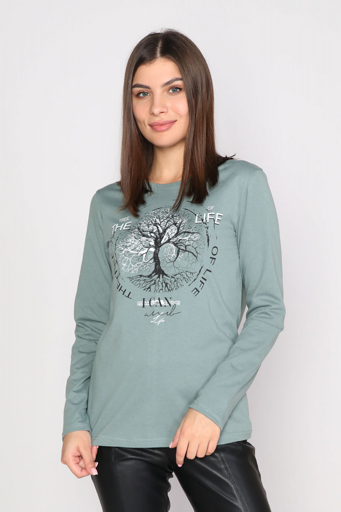 Лонгслив женский «Жизнь» | MARGO