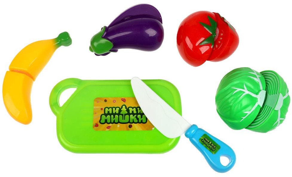 Набор овощей и фруктов | Ми-ми-мишки | Играем вместе