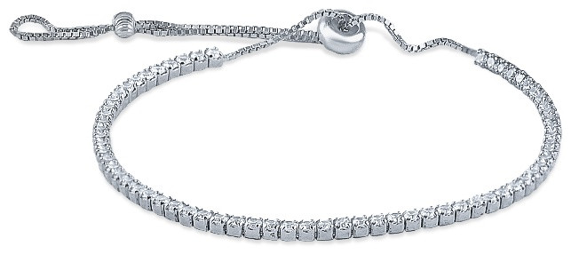 Браслет из серебра c фианитом | Lucente Silver