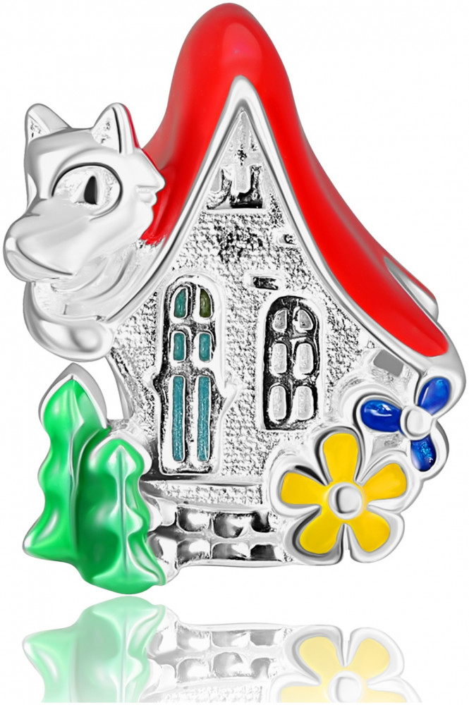 Шарм из серебра с эмалью | Lucente Silver