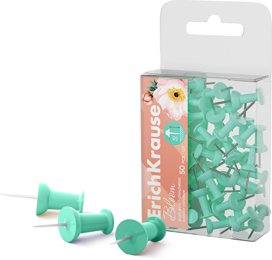 Кнопки силовые | Pastel Bloom | Erich Krause