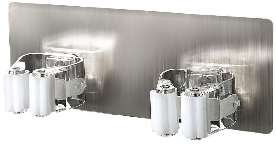 Держатель для уборочного инвентаря двойной | Home Queen