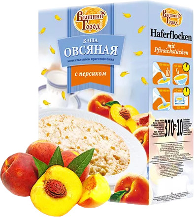 Каша овсяная с персиком | Вышний город