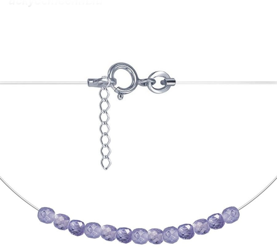 Колье из серебра с аметистами | Lucente Silver