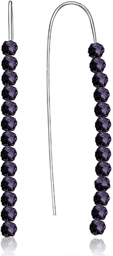 Серьги из серебра с корундами | Lucente Silver