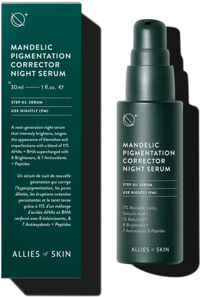 Сыворотка ночная с 11% кислот «Mandelic Pigmentation Corrector Night Serum» | Allies of skin