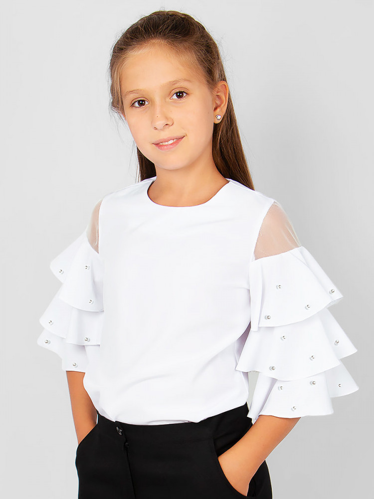 Блузка для девочек | School collection | Соль&Перец