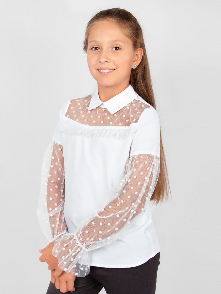 Блузка для девочек | School collection | Соль&Перец