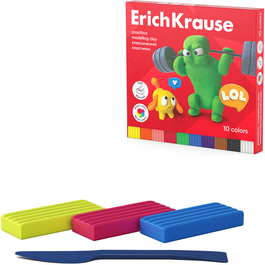 Пластилин классический | Jolly Friends | Erich Krause