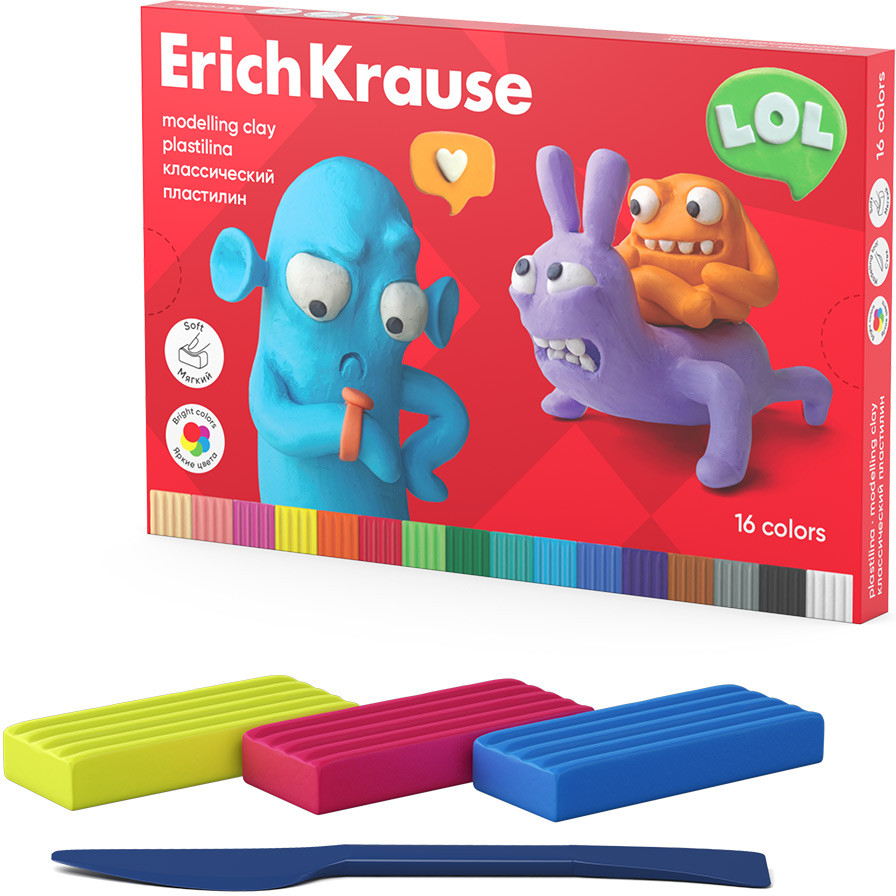Пластилин классический | Jolly Friends | Erich Krause