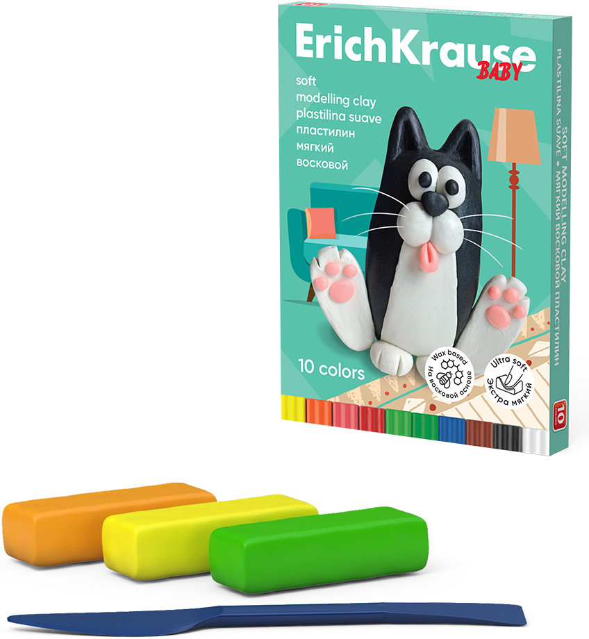 Пластилин мягкий | Baby | Erich Krause