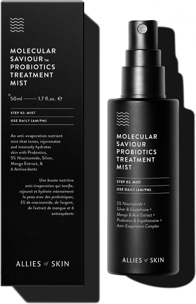 Мист для лица молекулярный с пробиотиками «Molecular Saviour Probiotics Treatment Mist» | Allies of skin