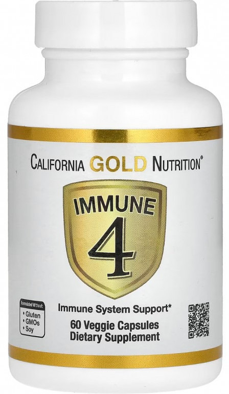 Immune 4, средство для укрепления иммунитета | California Gold Nutrition