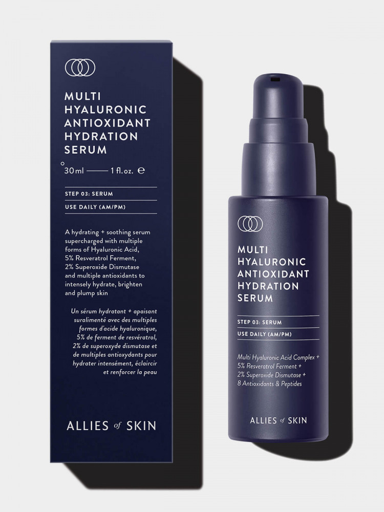 Сыворотка для лица антиоксидантная гиалуроновая «Multi Hyaluronic Antioxidant Hydration Serum» | Allies of skin