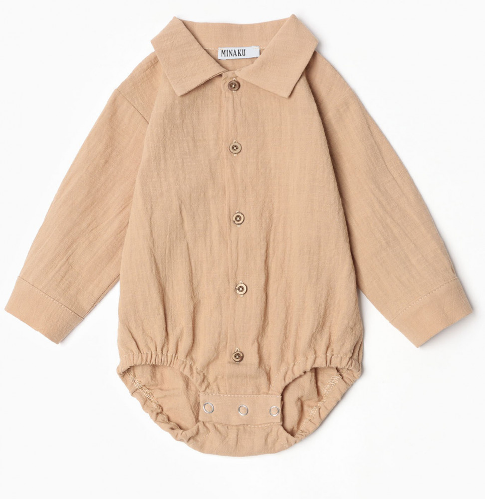 Боди-рубашка для мальчиков | Summer time BABY | MINAKU