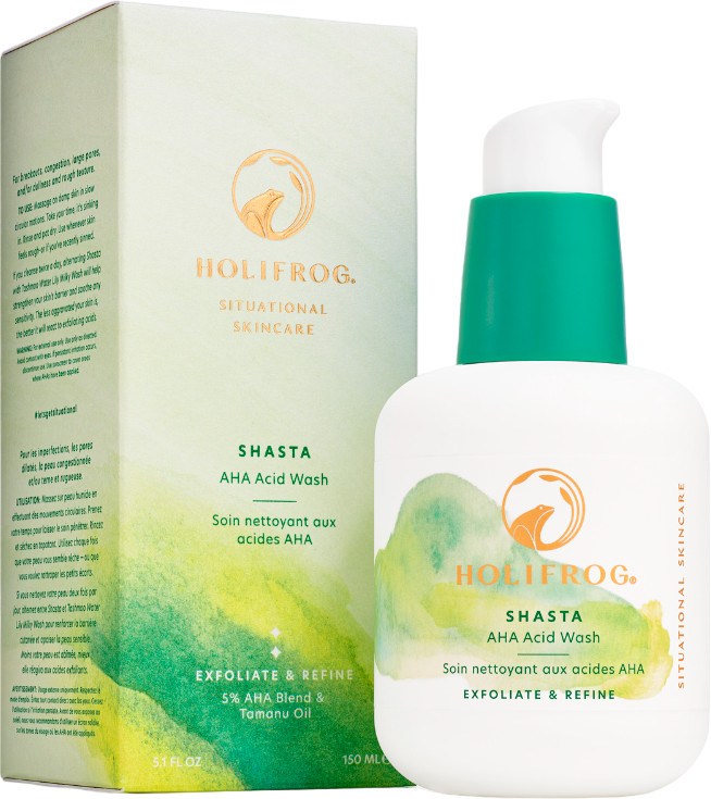Средство для умывания очищающее с AHA кислотами «Shasta AHA Refining Acid Wash» | HoliFrog