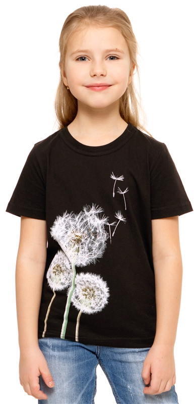 Футболка для девочек | Дизайнерский принт | Апрель