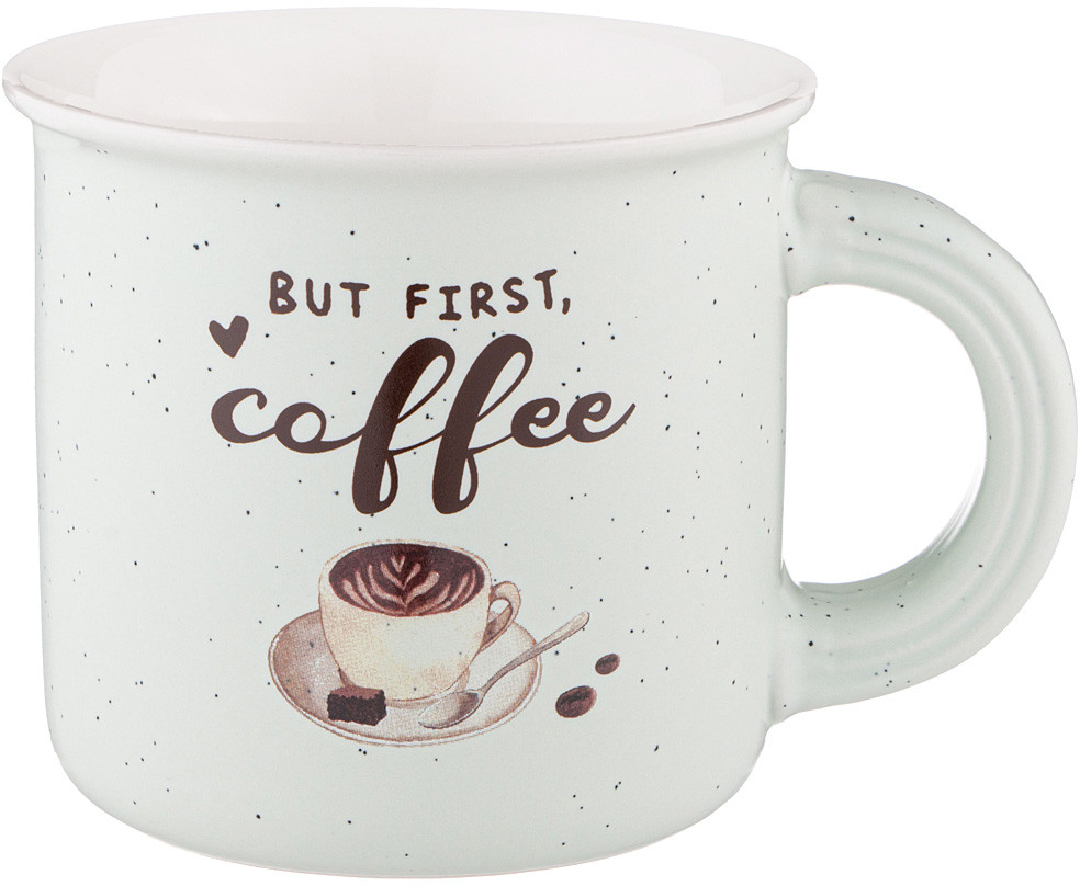 Кружка «But first coffee» | Coffee mania | Lefard