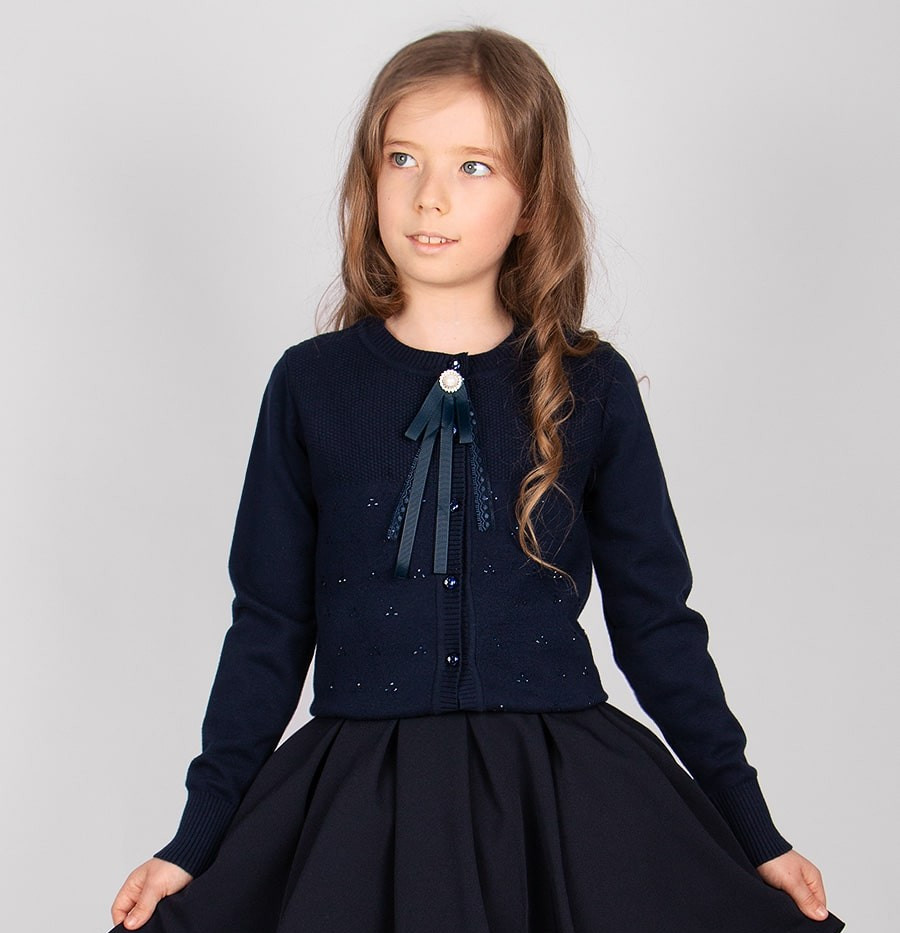 Кардиган для девочек | School collection | Соль&Перец
