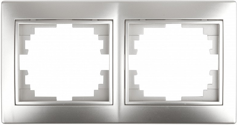 Рамка для розеток и выключателей на два поста | Plano | Intro