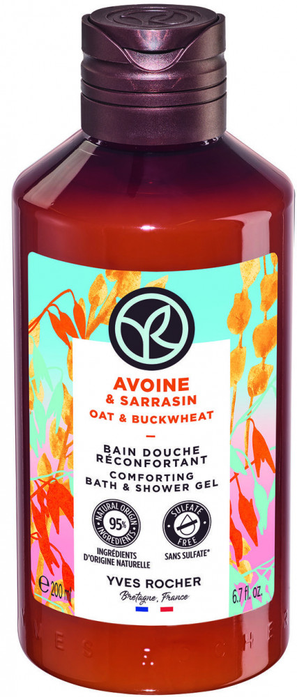 Гель для душа и ванны «Овес и Гречиха» | Yves Rocher