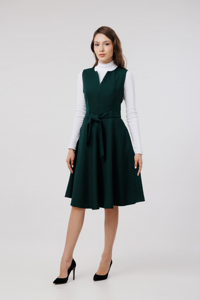 Сарафан-солнце женский на молнии | Sens Fashion