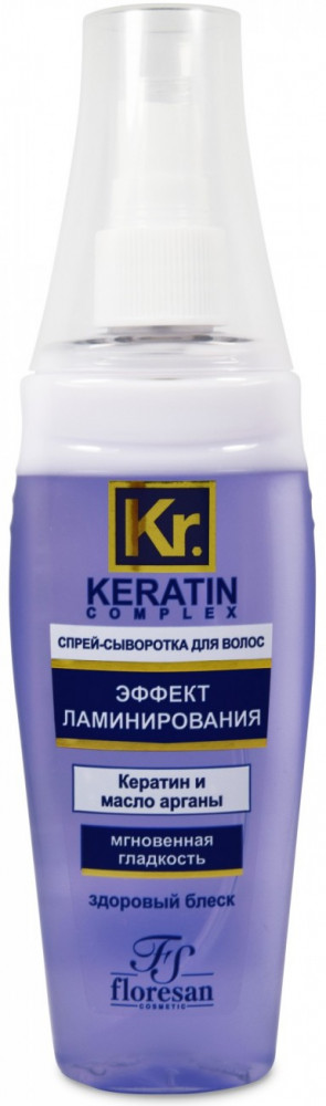 Спрей-сыворотка для волос «Эффект ламинирования» | Floresan