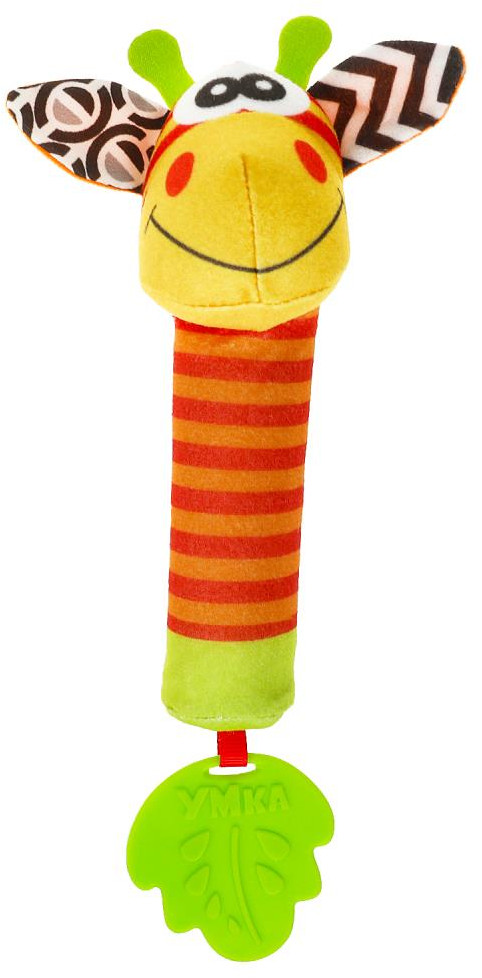 Погремушка пищалка «Жирафик» | УМка