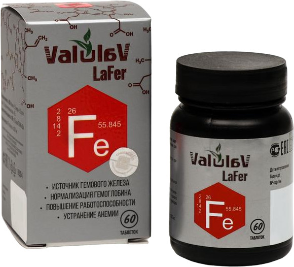 Таблетки «LaFer» | Valulav
