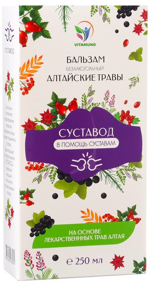 Бальзам «Суставод» | Алтайские травы | Vitamuno