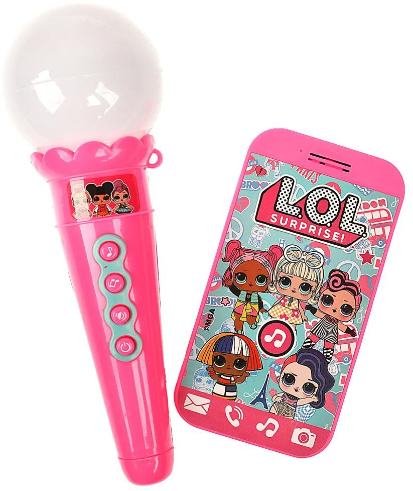 Набор музыкальных игрушек «Телефончик-микрофончик» | УМка