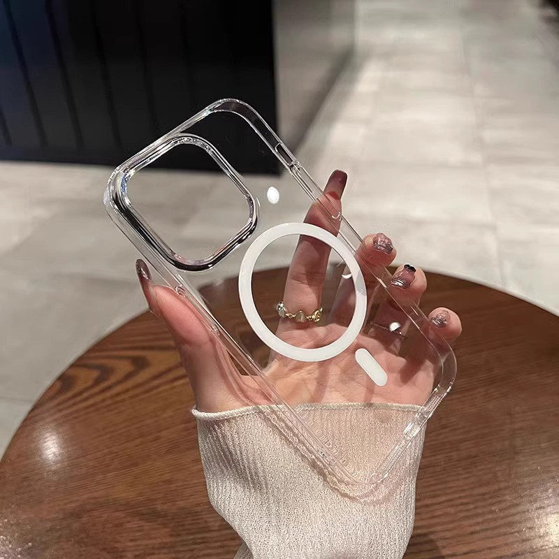 Чехол прозрачный с окошком IPhone 14 Pro | Style Shield