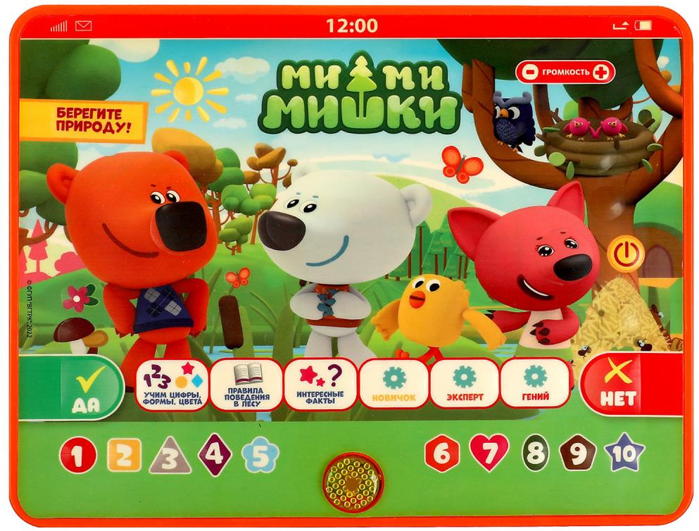 Планшет обучающий со светом | Ми-Ми-мишки | УМка