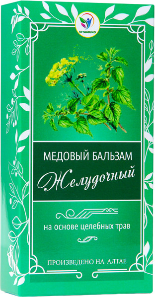 Бальзам медовый «Желудочный» | Vitamuno