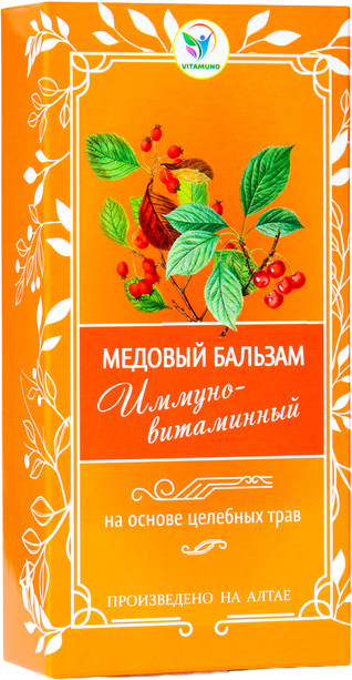 Бальзам медовый «Иммуно-витаминный» | Vitamuno