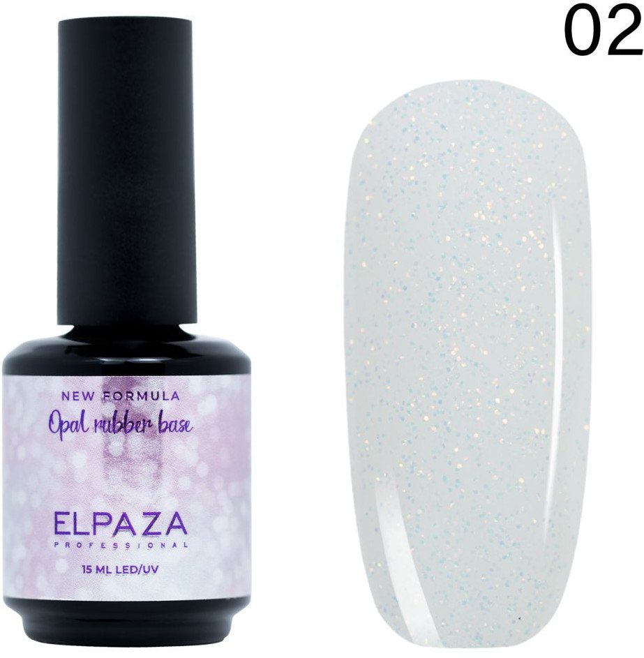 Покрытие базовое камуфлирующее каучуковое, оттенок 02 Opal | Opal | Elpaza Professional