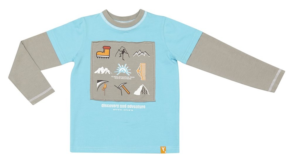 Лонгслив | Горные вершины | PlayToday