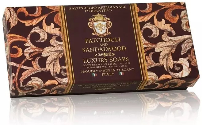 Набор мыла фигурного с ароматом пачули и сандалового дерева | Saponificio Artigianale Fiorentino