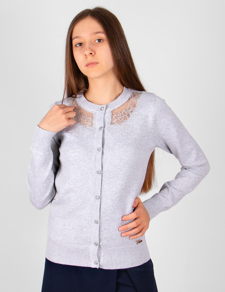 Кардиган для девочек | School collection | Соль&Перец