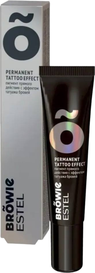 Пигмент прямого действия для бровей с эффектом татуажа, оттенок Светло-коричневый | Browie | Estel