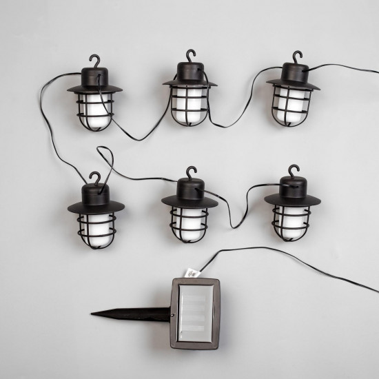 Гирлянда садовая на солнечной батарее «Фонарики»