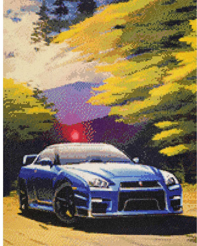 Мозаика алмазная «Гоночный автомобиль» | Cristyle
